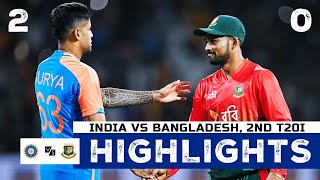 India vs Bangladesh 2nd T20I Highlights  Bangladesh Tour of India 2024  India won by 86 Runs [upl. by Lowenstein87]