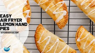 Deliciously Easy Lemon Hand Pies Made In An Air Fryer [upl. by Ahsenre400]