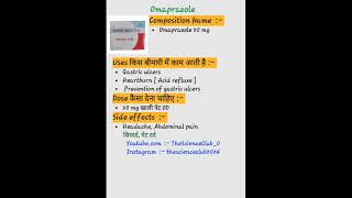 Omaprazole Capsule kaise use karte hai or kon si bimari me kam aati hai shortvideo post trending [upl. by Aryk]