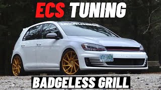 Badgeless Grill Install For VW MK7 GOLF GTI  MK7 GOLF R [upl. by Willy]