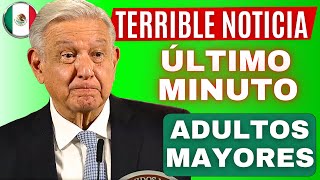 💥¡TERRIBLE NOTICIA DESTAPA AMLO 💥LUCIENDO LA VERDAD A LOS ADULTOS MAYORES quotÚLTIMO MINUTO quot💥 [upl. by Odey]