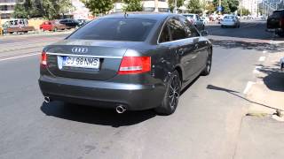 AUDI A6 30 TDI exhaust by Topgear Bucharest [upl. by Ayocat759]