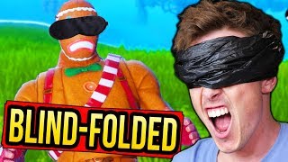 WINNING Fortnite BLIND Challenge [upl. by Meekyh]