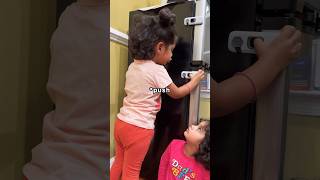 One more child lock successfully wasted 😂 chaithratara funny [upl. by Rosenfeld813]