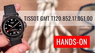 HANDSON Tissot Seastar 1000 GMT Quartz T1208521705100 [upl. by Suckram]