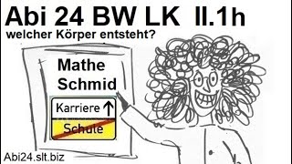 Das Abitur 2024 Baden Württemberg Wahlteil Ag II1h Kegelvolumen  Mathematik vom Mathe Schmid [upl. by Grayce]