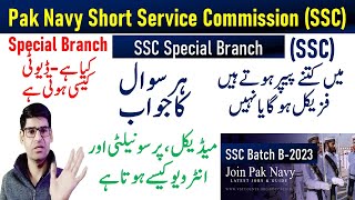 Pakistan Navy Short Service Commission SSC Jobs  SSC Special Branch SSC jobs information [upl. by Leboff]