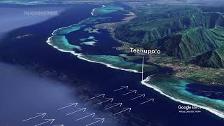 2024 Olympic Surfing competition location in Tahiti is beautiful  and fatal [upl. by Arron]