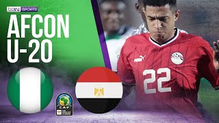 Nigeria vs Egypt  AFCON U20 HIGHLIGHTS  02222023  beIN SPORTS USA [upl. by Bink410]