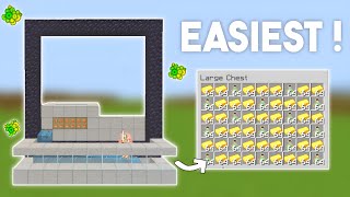 EASIEST Gold XP Farm for Minecraft Bedrock 120 [upl. by Ahtoelc]