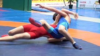 Wrestling  Ringen LM Sachsen 2024 Leipzig Jugend A U17 Freestyle 60 kg Britvin  Saidov [upl. by Cathryn]