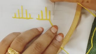 two types of Buttonhole stitch Embroidery tutorials [upl. by Eiramanig]