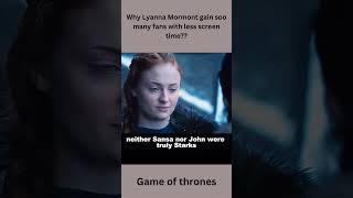 Lyanna Mormont fans youtubeshorts viralvideo shorts gameofthrones [upl. by Kobe]