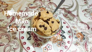 Homemade Milo ice creamMilo ice creamice cream [upl. by Maffei]