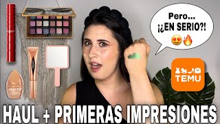 ✨SÚPER HAUL  PRIMERAS IMPRESIONES DE TEMU ¡ANSIA VIVA EXTREMA😍 [upl. by Sarita]