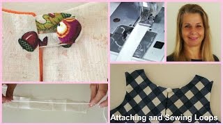 Rouleaux Loop  Loop fastening  Sewing 101  learn to sew  Sewing tutorial  Frocks amp Frolics [upl. by Noid]