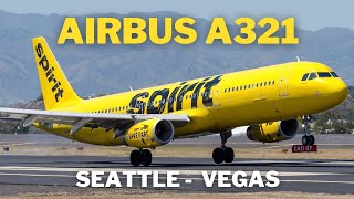 Fenix Airbus A321 in  Virtual Reality   Seattle Vegas  KSEA  KLAS  MSFS [upl. by Hett]