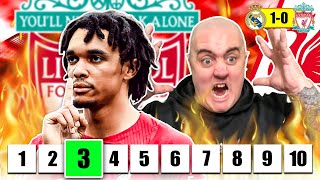 TRENT IS BEYOND REDEMPTION Real Madrid 10 Liverpool Player Ratings [upl. by Yaker]