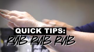 LUSH Quick Tips Rub Rub Rub [upl. by Harol]