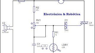 Luz Automatica 110 VAC con Fotocelda  Funcional [upl. by Mag]