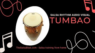 “The Tumbao amp Clave” Salsa Rhythm Audio Visual [upl. by Assertal]