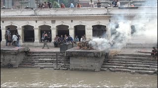 The Pashupatinath temple and Arya Ghat Kathmandu  Nepal [upl. by Yv]