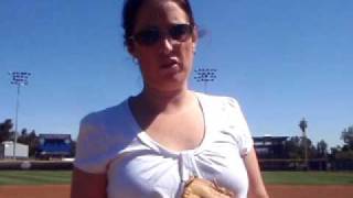 Girl Throws Baseball in High Heels Better Than President Obama [upl. by Eatnom]