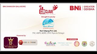 121 CONCLAVE 2024 BNI GREATER ODISHA  Streaming Partners ODINET ODICAM [upl. by Cantlon]