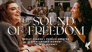 quotThe Sound of Freedomquot Spontaneous  Molly Skaggs amp Phyllis Unkefer  2021 18InchJourney [upl. by Araiet]