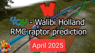 NEW Walibi Holland 2025 quotYoYquot  RMC raptor prediction 231024 onride [upl. by Bish961]