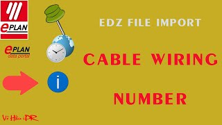 Renumber by Eplan smart wiring function  How to create cables number amp modify drawings [upl. by Esdnyl369]