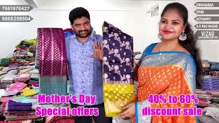 Latest Mothers day special 60 Sarees Collection  Episode51942  Vigneshwara Silks  motherday [upl. by Artim]