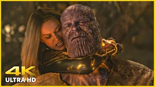 Thor Kills Thanos  Avengers Endgame Open Matte 4K UHD [upl. by Llenrep]