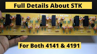 STK 4141 51 Amplifier Board  Full Details  Connection Details  VOLTAMPS [upl. by Aniakudo]