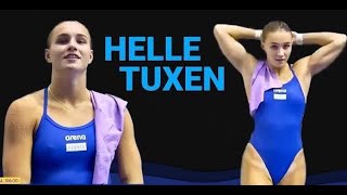 Helle TUXEN  Doha 2024  Womens 10 m  OLYMPIC JUMP Norwegian Diver womandriver diving doha2024 [upl. by Eitsyrc]