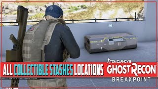 Ghost Recon Breakpoint All Stashes Collectible Locations Guide [upl. by Mathia]