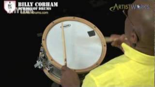 Exclusive Billy Cobham Artistworks drum lesson for Rhythm Magazine [upl. by Tlevesoor595]