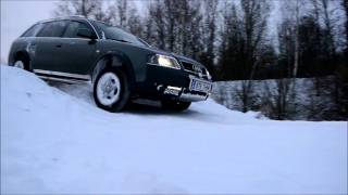 Audi Allroad Offroad testWinter Style [upl. by Idnam345]