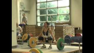 Best Training Sequence Ever Natalie Burgener works up to 103 kg [upl. by Cohlette]