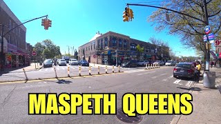 Maspeth Queens NY Walking down Grand Avenue [upl. by Coppinger]