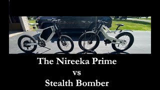 Nireeka Prime vs Stealth Bomber Clone  Enduro EBike [upl. by Lansing325]