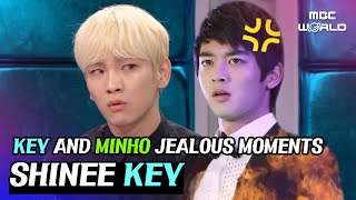 CC Key and Minhos cute jealous moments when they were rookies SHINEE KEY MINHO [upl. by Lesko]