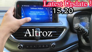 Tata Altroz Latest Update  Infotainment Update  Tata Altroz Features [upl. by Dimitri]