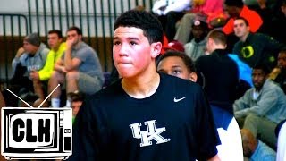 Devin Booker scores 42 points in 1st game at High School OT  Kentucky Recruiting Class 2014 [upl. by Iliam]