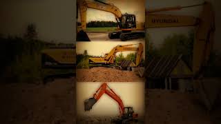 Three poclain is excavator  Short video [upl. by Ellocin]