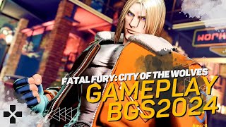 Fatal Fury City of Wolvers  Gameplay BGS2024 [upl. by Aurelius]