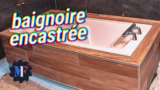 JENCASTRE la BAIGNOIRE dans le TABLIER  Chantier Rénovation Suite Parentale Ep 13 [upl. by Joscelin]