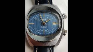 1970s Memostar Alarm watch demo [upl. by Aneeres440]