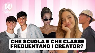 QUALE SCUOLA E CLASSE FREQUENTANO I CREATOR ITALIANI [upl. by Rekcut548]