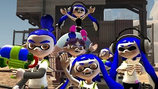 Splatoon Classic The Inklings Fun Time  3D Fan Cartoon animation [upl. by Elmajian]